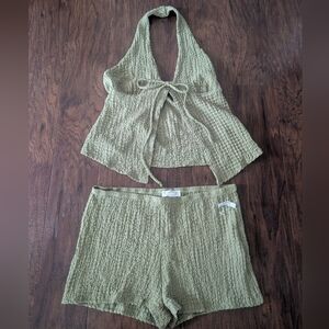 See You Monday Olive Textured Set